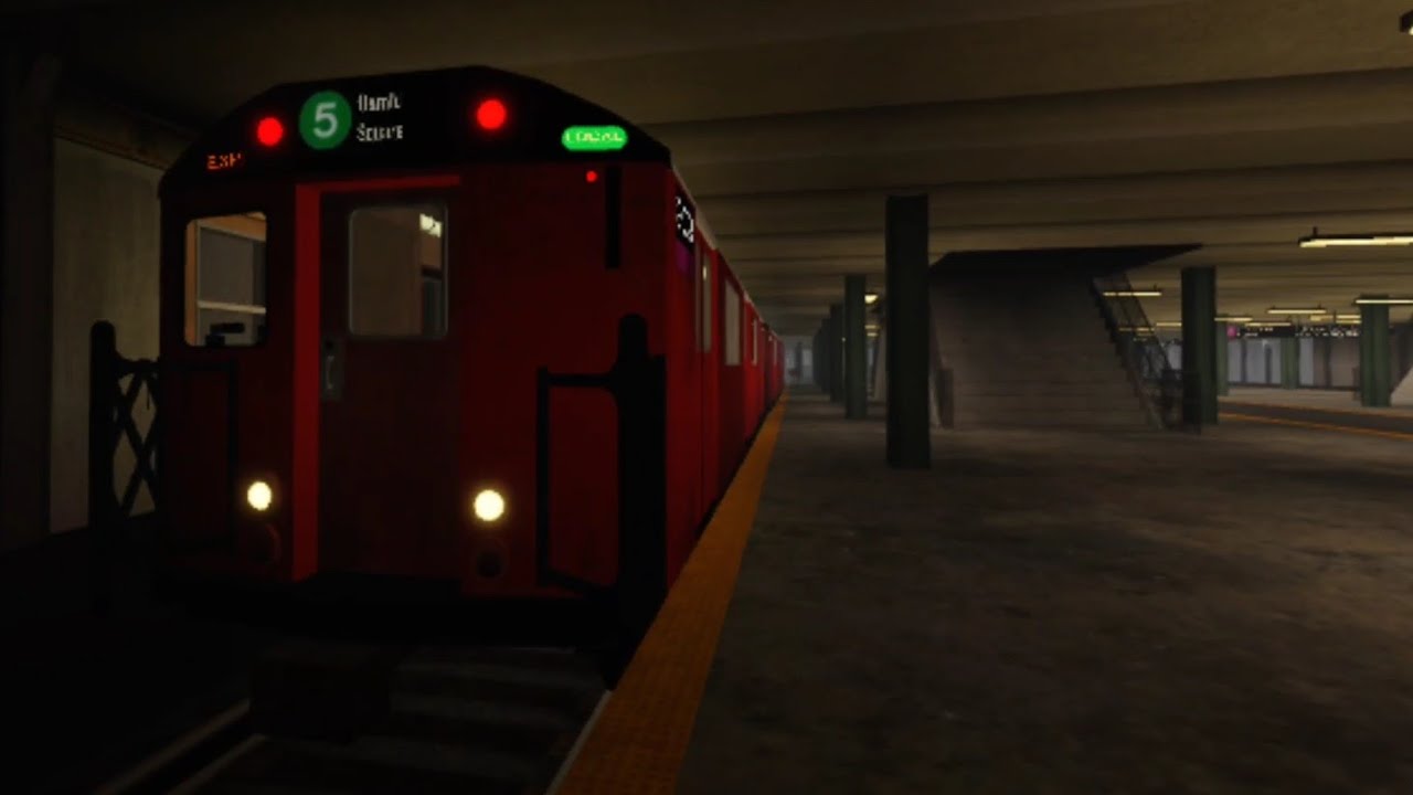 Roblox PTA Kennedy Line: R33ML train arrived and depart at Herald Square