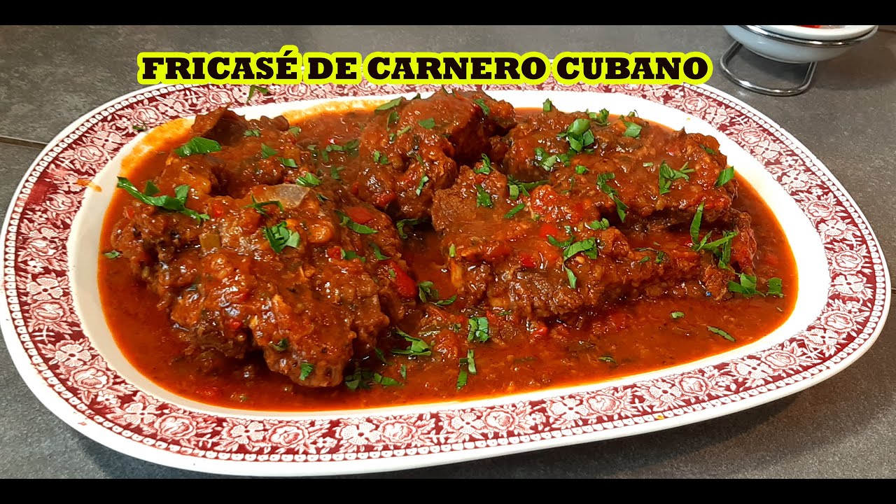 Comida Cubana Fricasé de Carnero