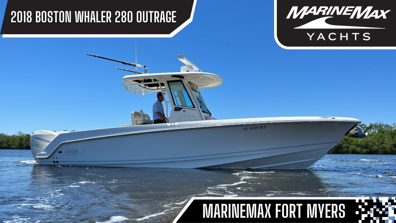 Come Check Out This Beautiful 2018 Boston Whaler 280 Outrage At MarineMax Fort Myers!