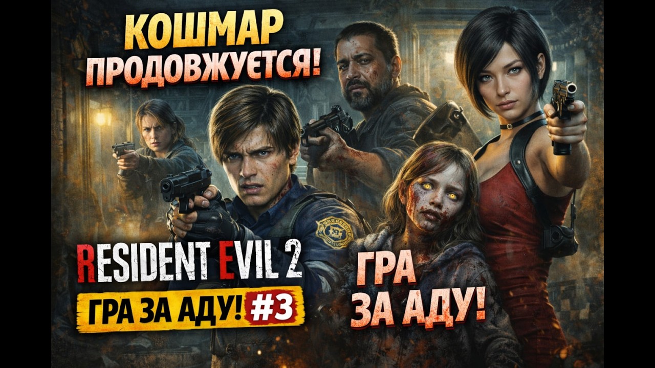 RE2. ГРА ЗА АДУ — І ВСЕ СТАЛО ЩЕ ГІРШЕ 😨 | Проходження #3