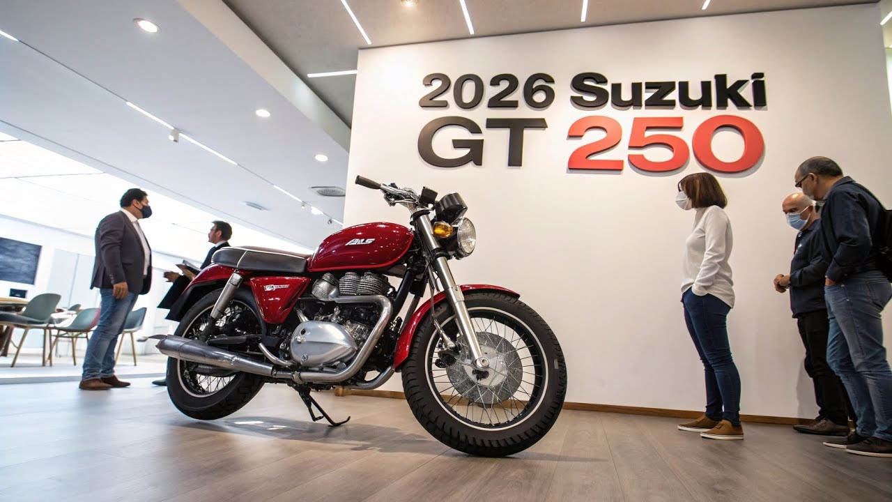Представлен совершенно новый Suzuki GT 250 2026 года | Новый облик вас поразит!