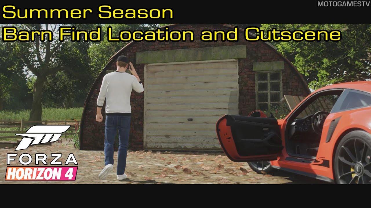 Forza Horizon 4 - Summer Season Barn Find Location and Cutscene