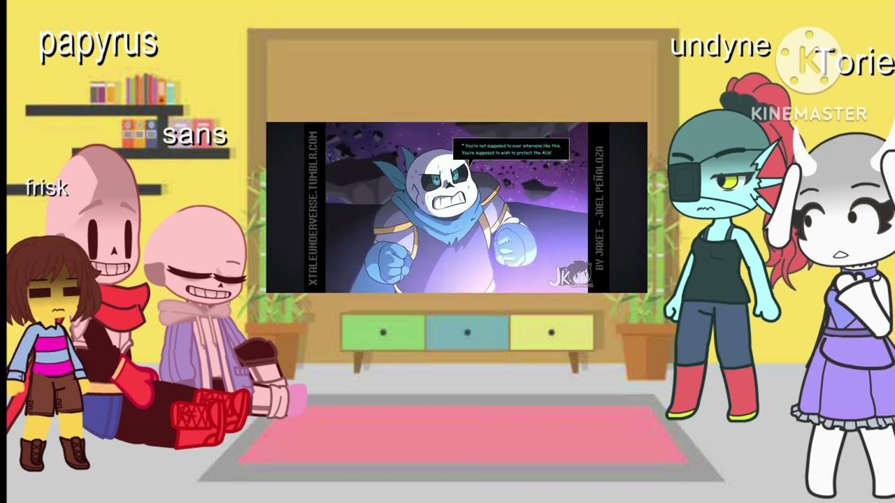 undertale react to underverse/ ink Vs error