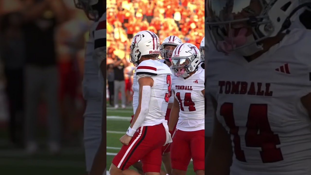 Tomball QB Jaxyn Faldyn with the TD Run, Tomball is legit! #txhsfb #footballshorts #tomballtx