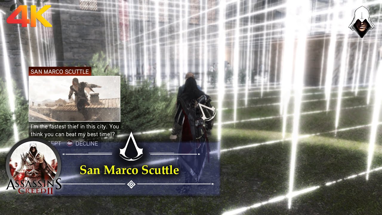 Assassin's Creed II (2009): Race #5 - San Marco Scuttle | Florence City Race | 4K HD |
