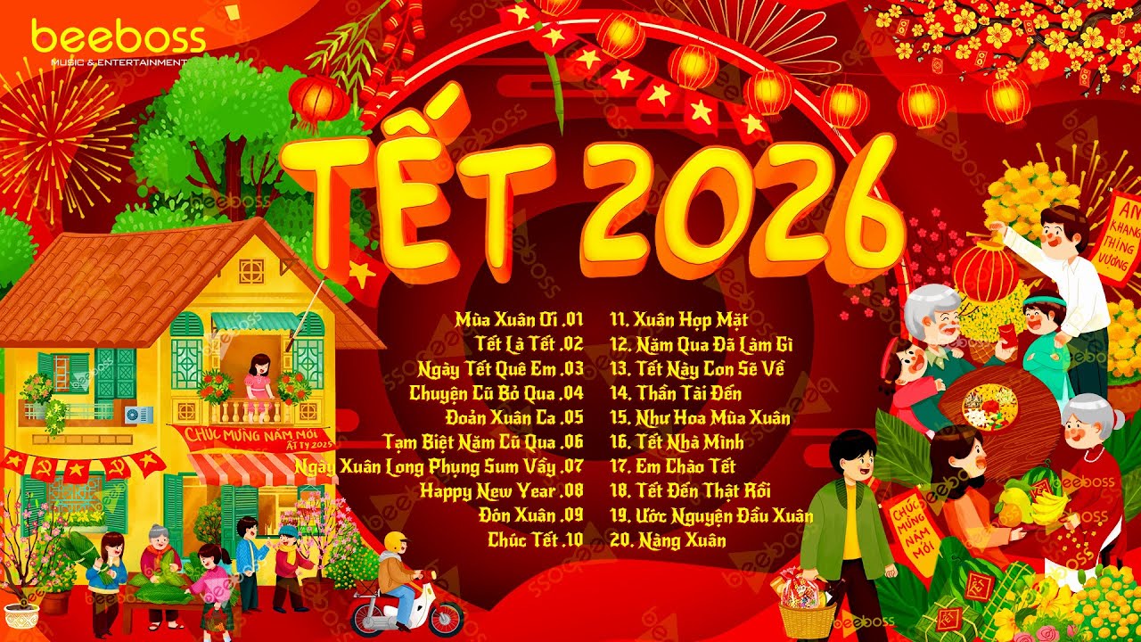 Nhạc Tết 2026 Remix, LK Nhạc Xuân 2026 EDM Hay Nhất Nghe Là Thấy Tết - Chào Xuân Bính Ngọ 2026