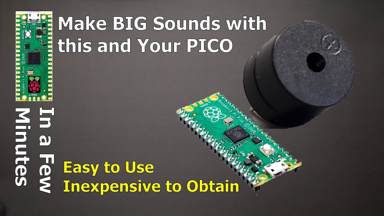Make Annoying Sounds With a PICO and This Buzzer