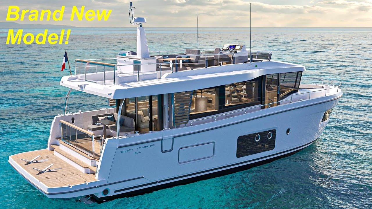 &euro;1.2 Million Explorer Yacht Tour : Beneteau Swift Trawler 54