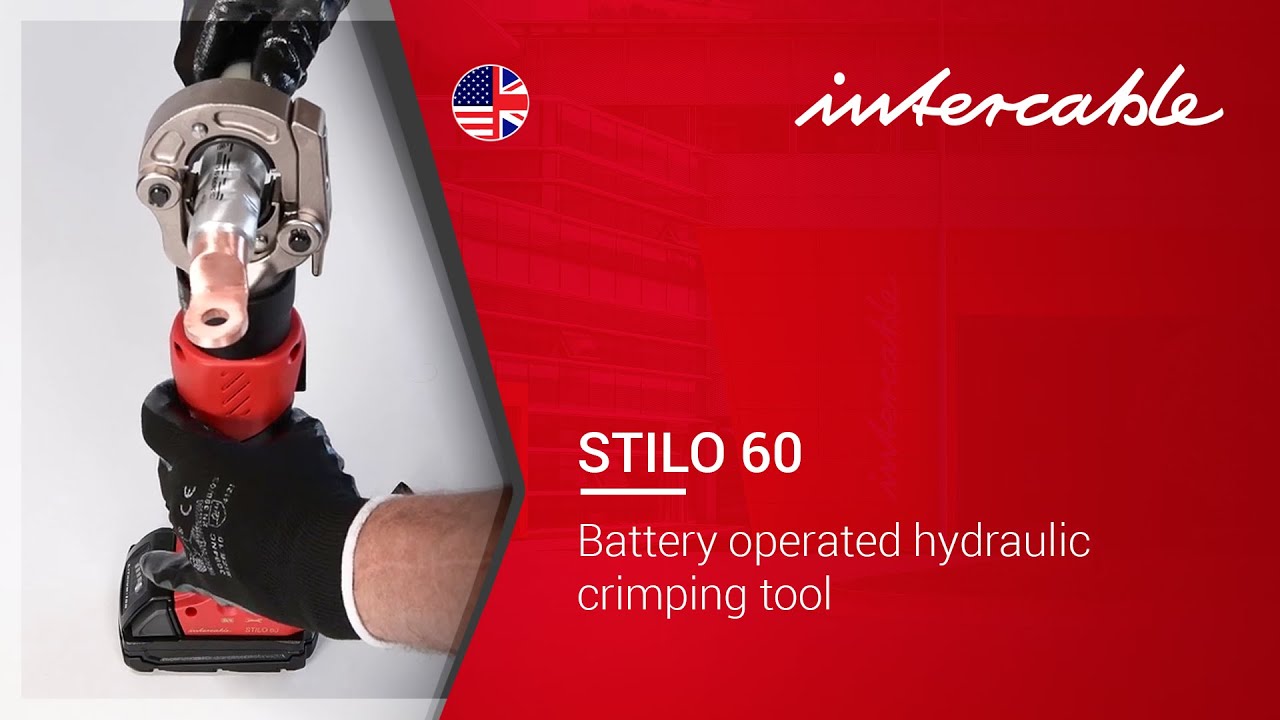 Application: STILO 60 Battery operated hydraulic crimping tool - INTERCABLE