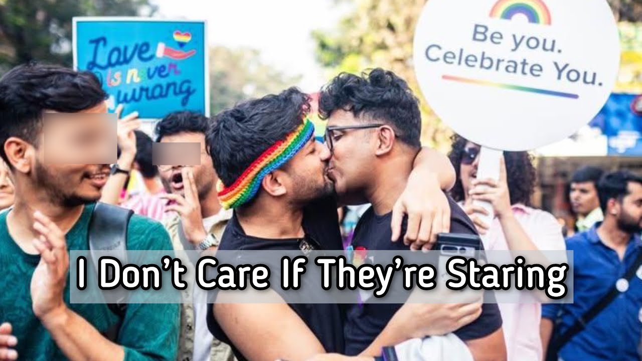 Gay Couple Kisses In Front Of Everyone At Mumbai Pride | Rydell & Tejas
