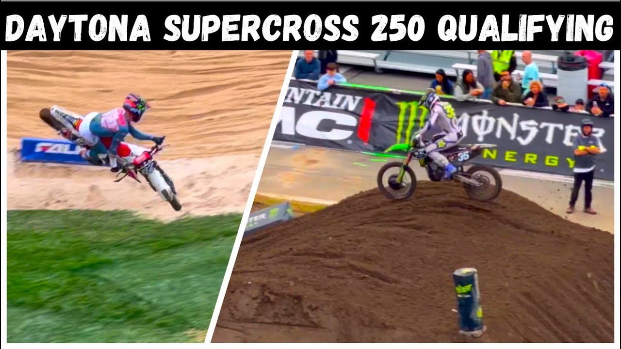 Drew Adams FASTEST 250 Qualifier at Daytona Supercross! Hammaker Down HARD, Star Yamaha’s RIPPING
