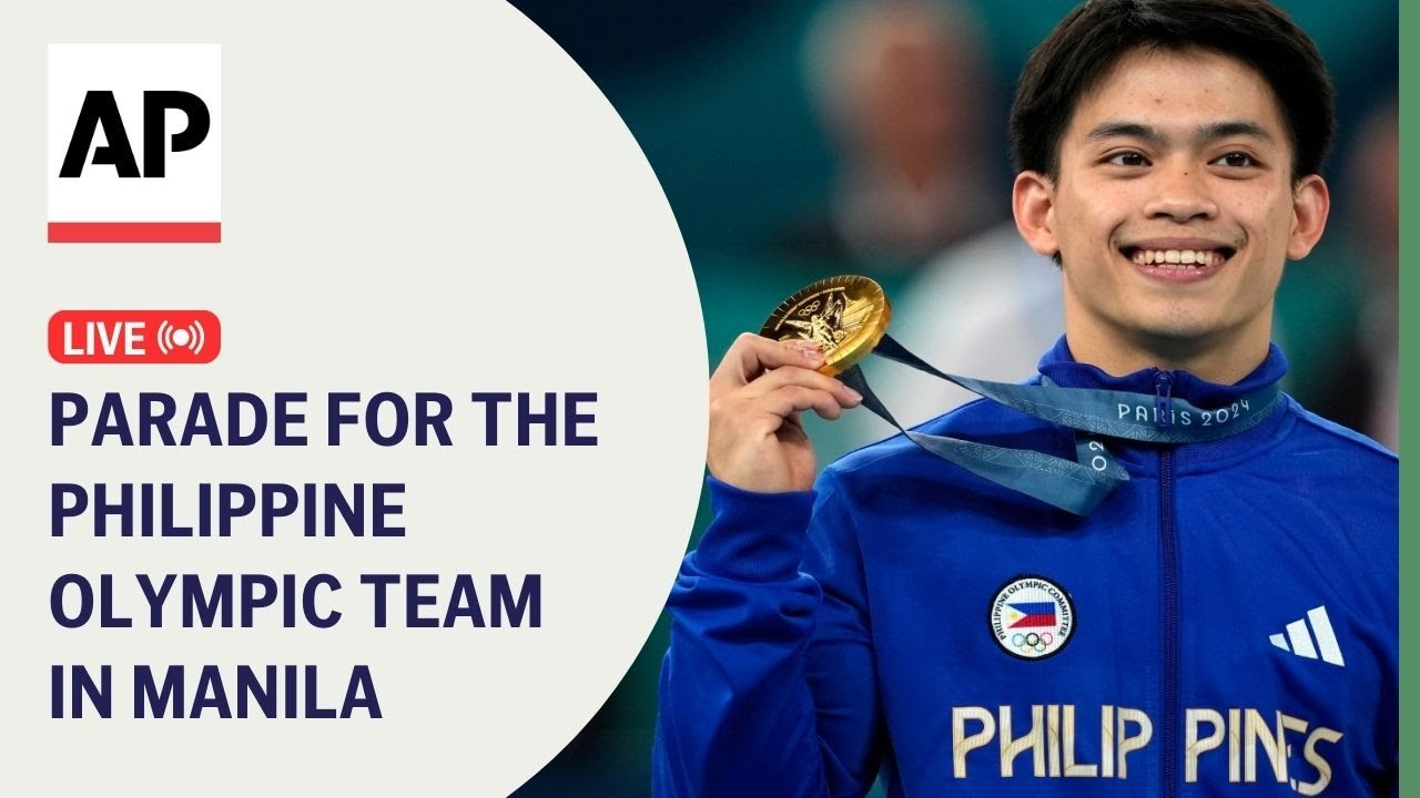 LIVE: Parade for the Philippine Olympic team in Manila