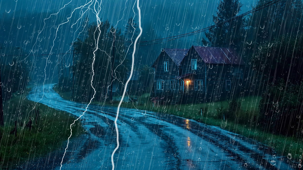 Lluvia Relajante y Truenos para Sueño Profundo y Calma con Sonidos de lluvia Relajante