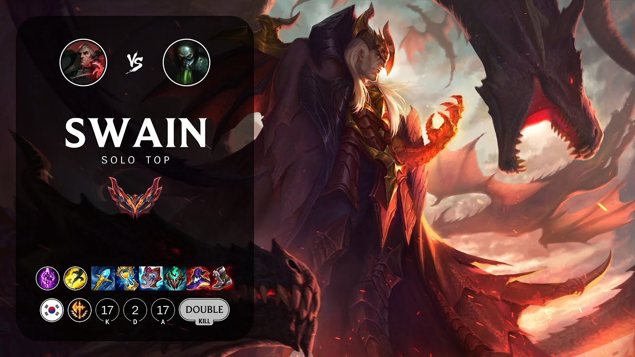 Swain Top vs Urgot - KR Grandmaster Patch 13.22