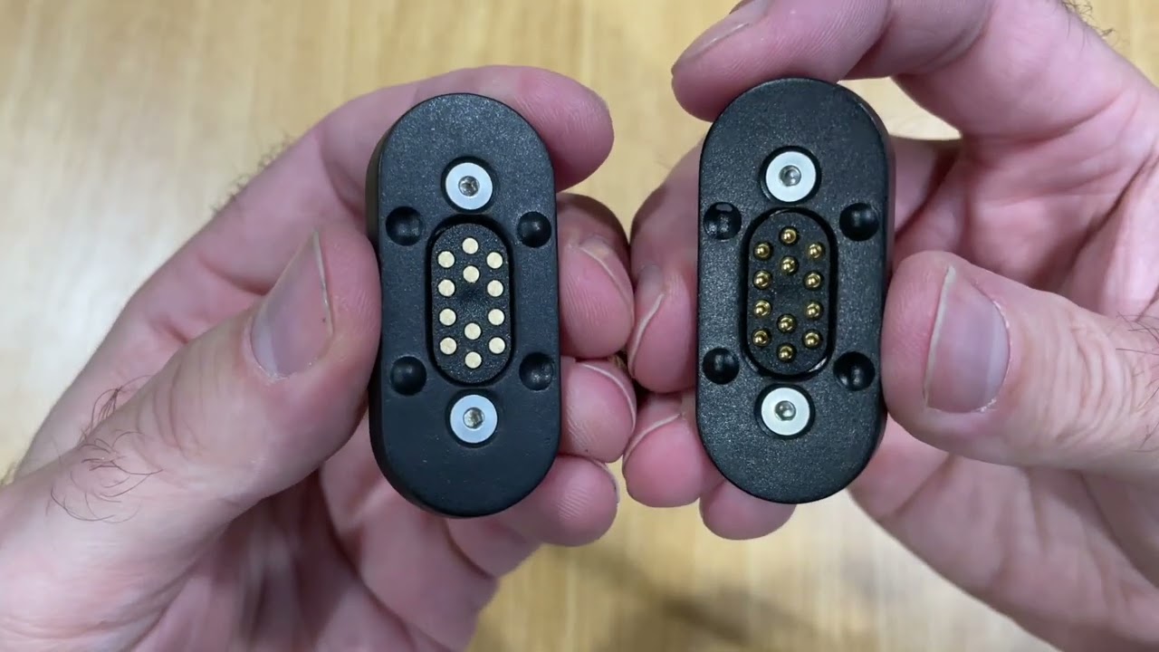 How does a magnetic, self aligning connector work?