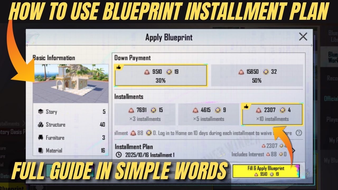 BLUEPRINT INSTALLMENT PLAN COMPLETE GUIDE | SIMPLE & EASY EXPLAINE HOME INSTALLMENT