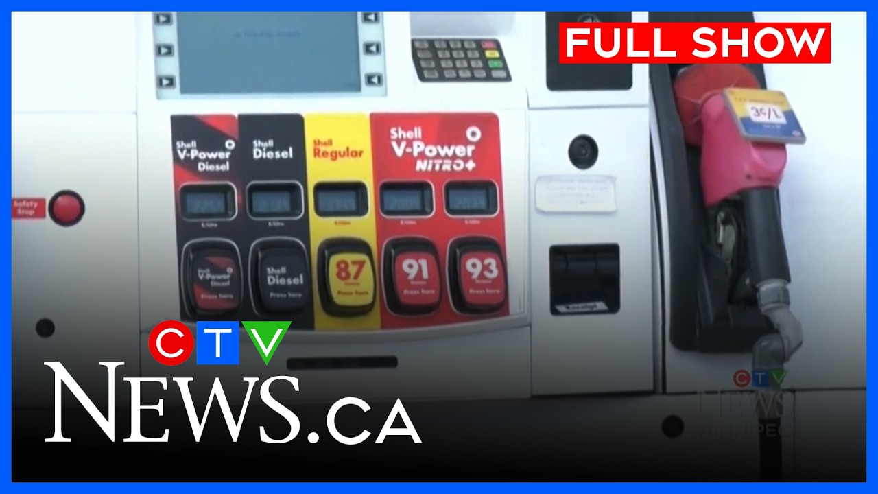 Цены на бензин влияют на летние поездки: репортаж | CTV News Winnipeg в пять часов, 6 августа 202...