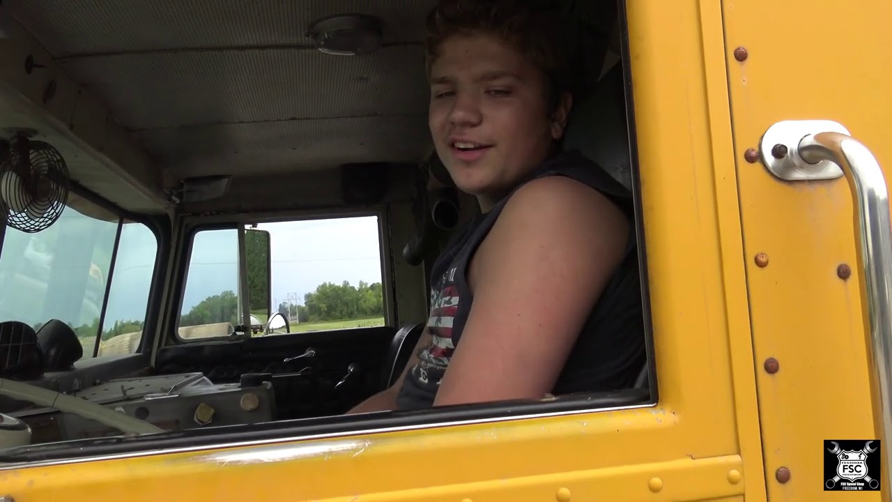 Teaching Shifting Cabover Pete 352 to 16 Year Old