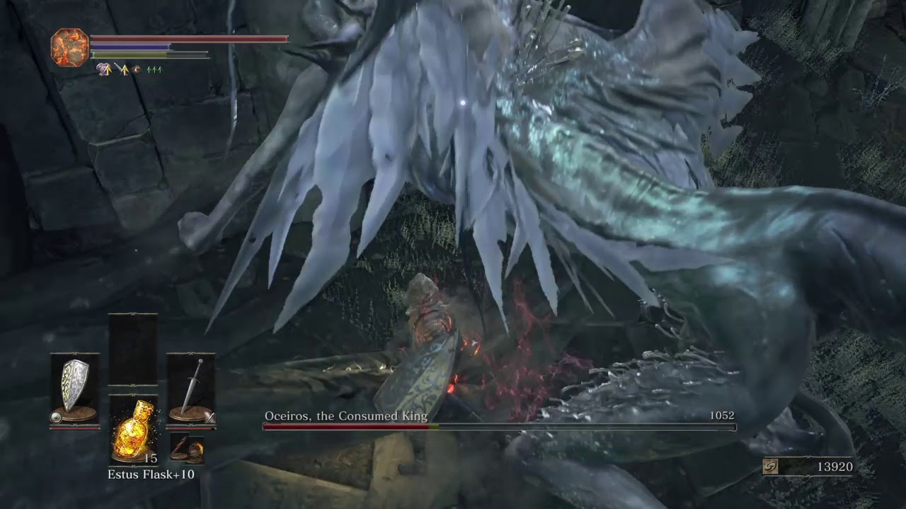 DS3 - Consumed King Oceiros SL1 NG+ (+Crit Death Animation)