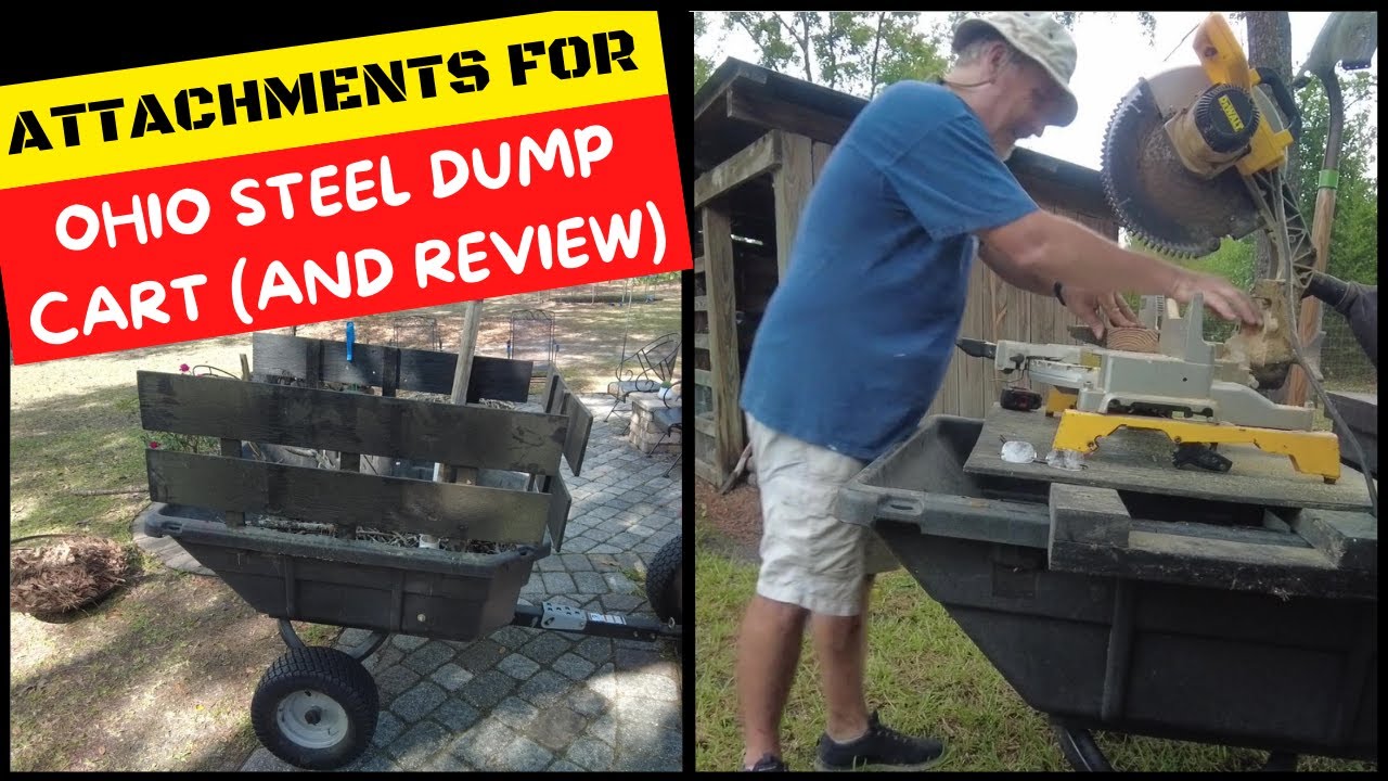 Ohio Steel Dump Cart | Attachments and Review