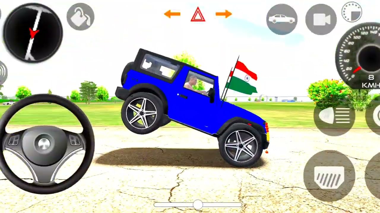 Modified Mahindra Thar😈Games:Indian Blue Thar (Gadi Wala Games) Car Game Android Game - #2025