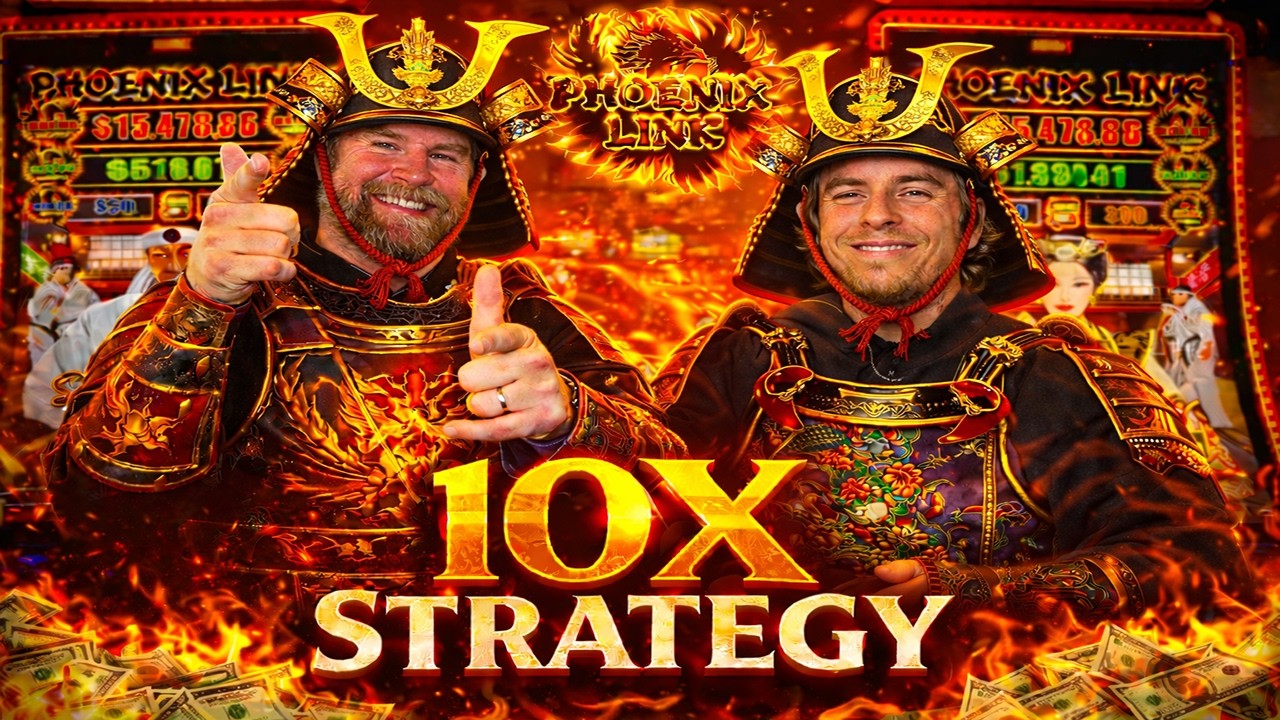 NEW 10X Strategy on Phoenix Link — 4 Machines Lets Gamble!