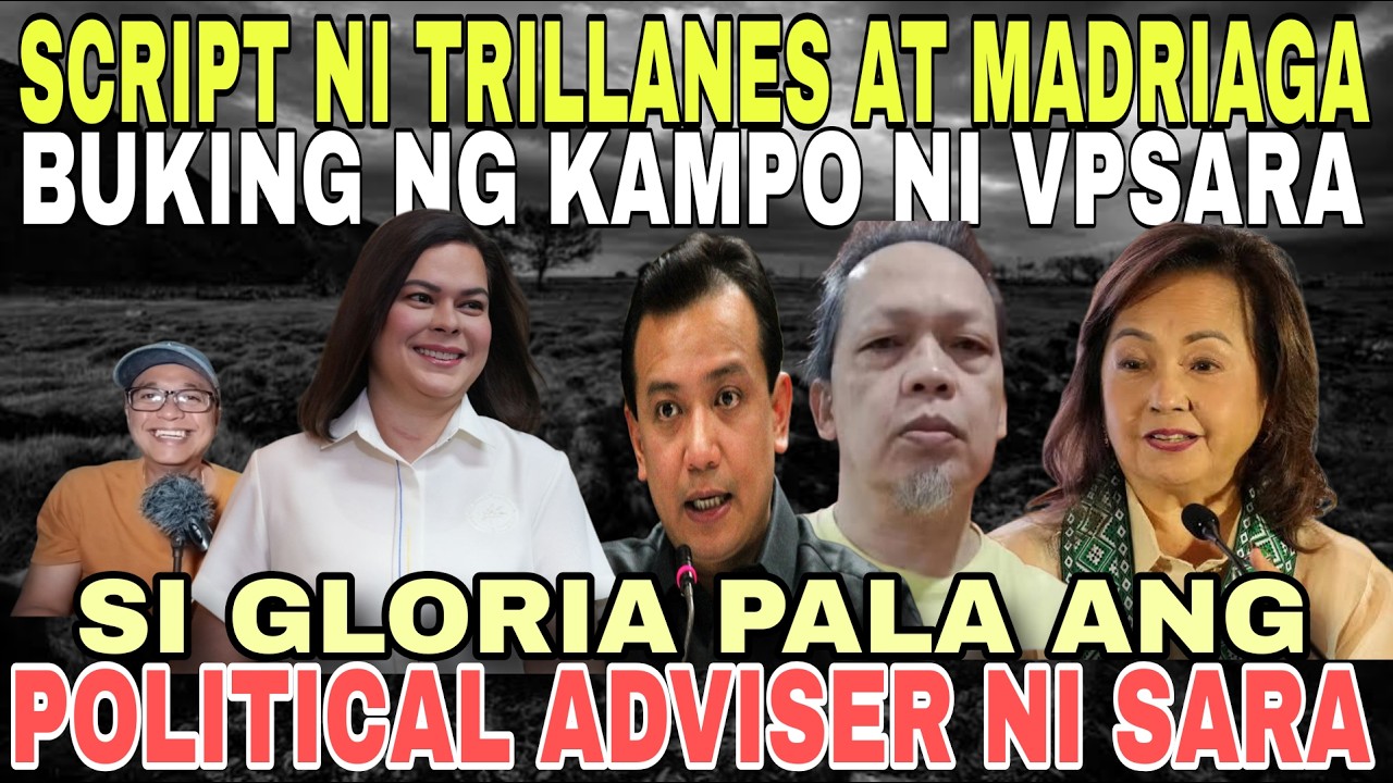 Script ni TRILLANES kay Madriaga BUKING NA ni VPSARA, SI Gloria pala strategic adviser ni VPSARA