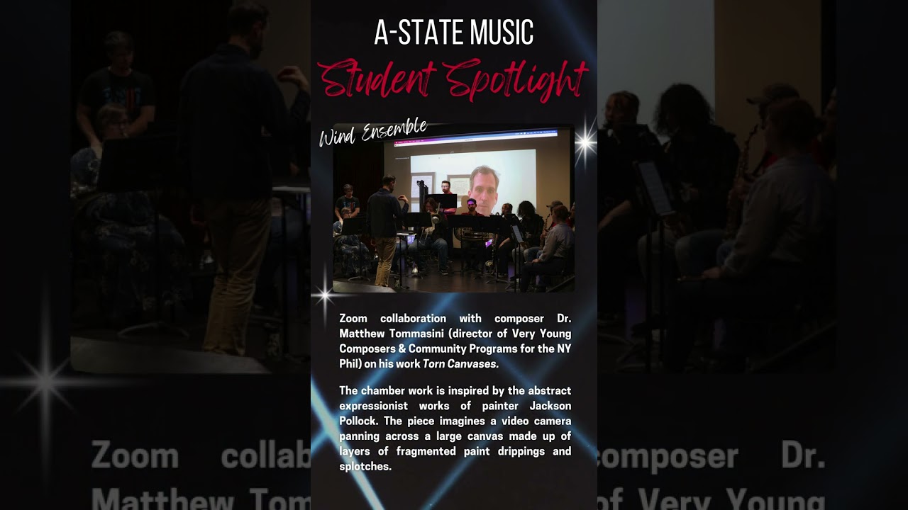 Student Spotlight: A-State Bands Composer Collaborations