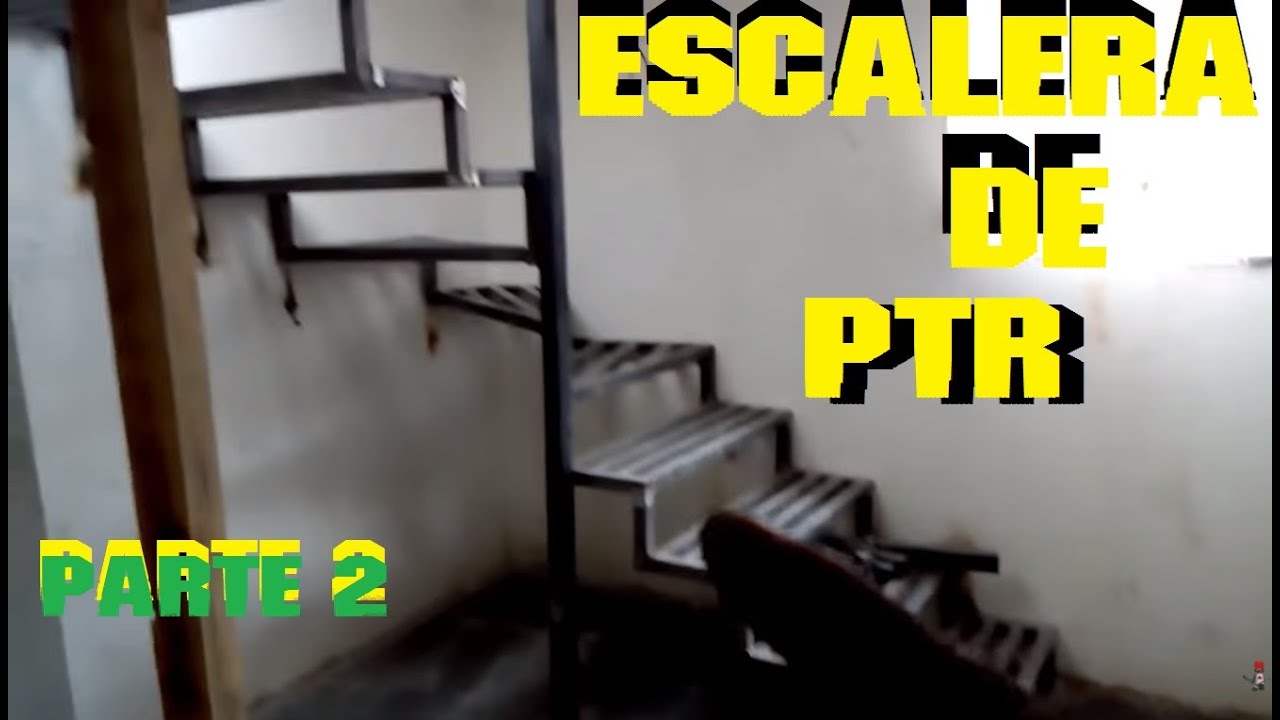Escalera recta de PTR a primer nivel. Easy and fast a straight stair of PTR