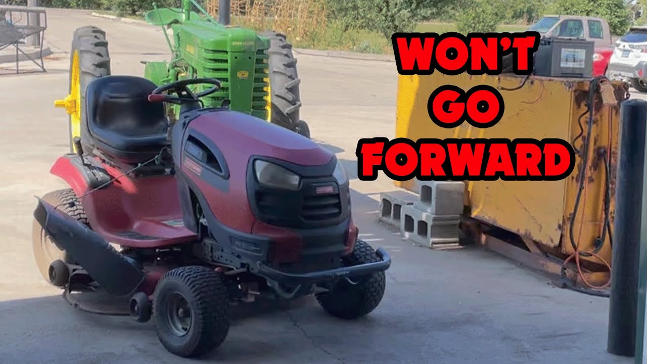 Самоходная газонокосилка Craftsman YT3000 не движется вперед