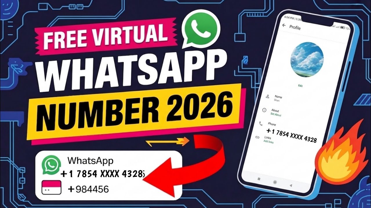 FREE Virtual WhatsApp Number | Fake WhatsApp Kaise Banaye 2026 | SMS OTP Verification 2026 | 2nr App