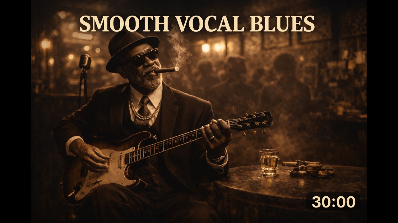 Late Night Blues Session | Smooth Vocal Blues