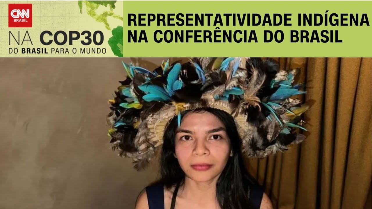 Txai Suru&iacute; marca a representatividade ind&iacute;gena na COP30 em Bel&eacute;m | LIVE CNN
