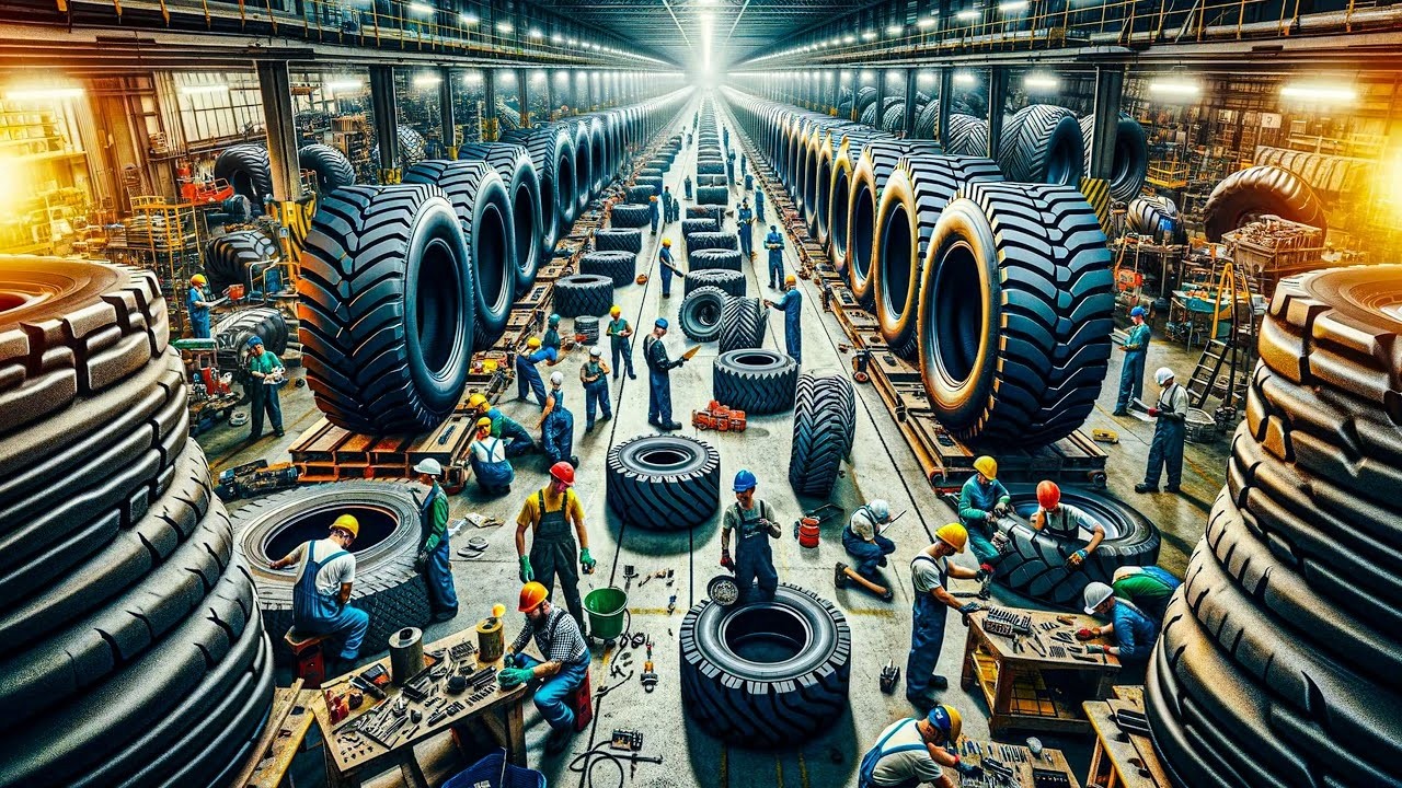 Inside Tire Factory: The Billion-Dollar Process of Making NEW Tires from OLD Ones