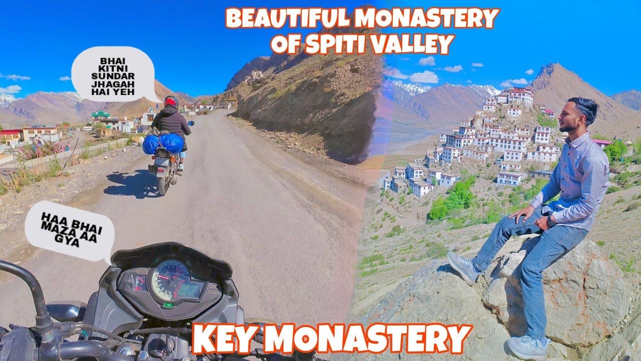 Exploring The Most Beautiful Monastery Of Lahual Spiti Valley || Key Monastery || BikerSanif