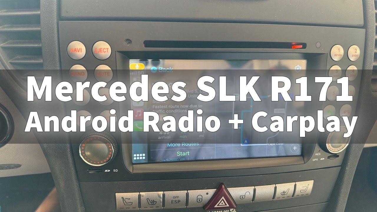 Mercedes SLK R171 Android  Radio Upgrade | Apple Carplay | Installation