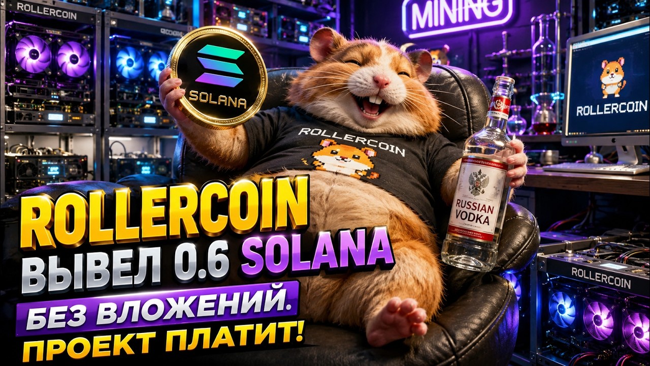 💰 Вывел 0.6 SOL без вложений! RollerCoin реально платит в 2026 году!