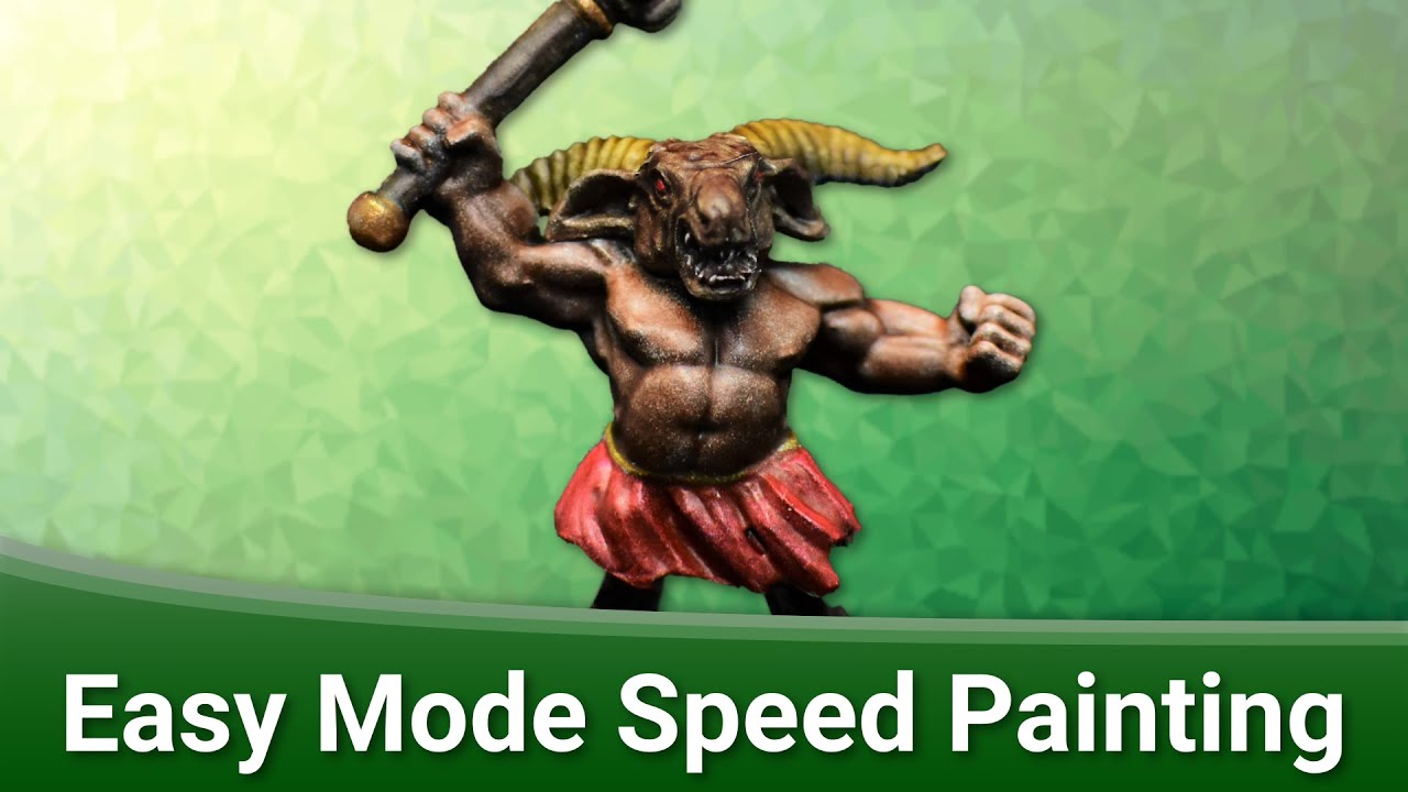 Zenithal Undercoat + Contrast Paints = EZ Mode Speed Painting | Tutorial