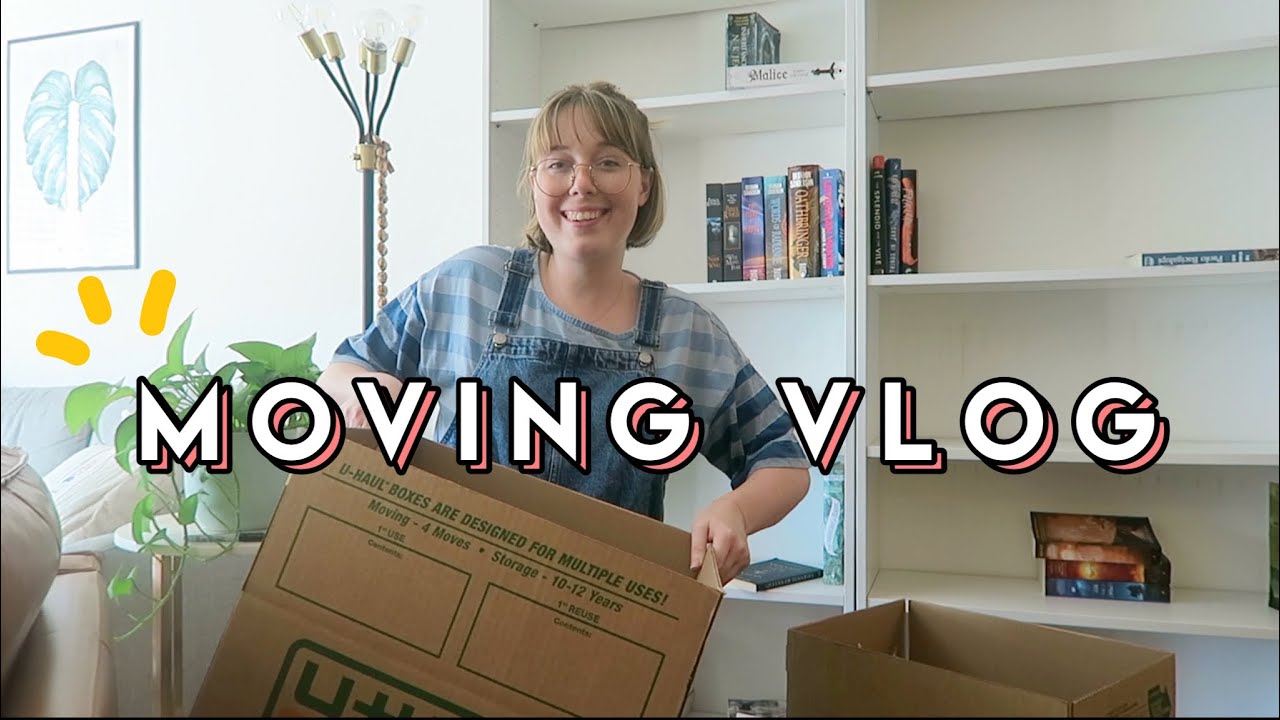 MOVING VLOG: Packing Up My Life & Books + Reading!