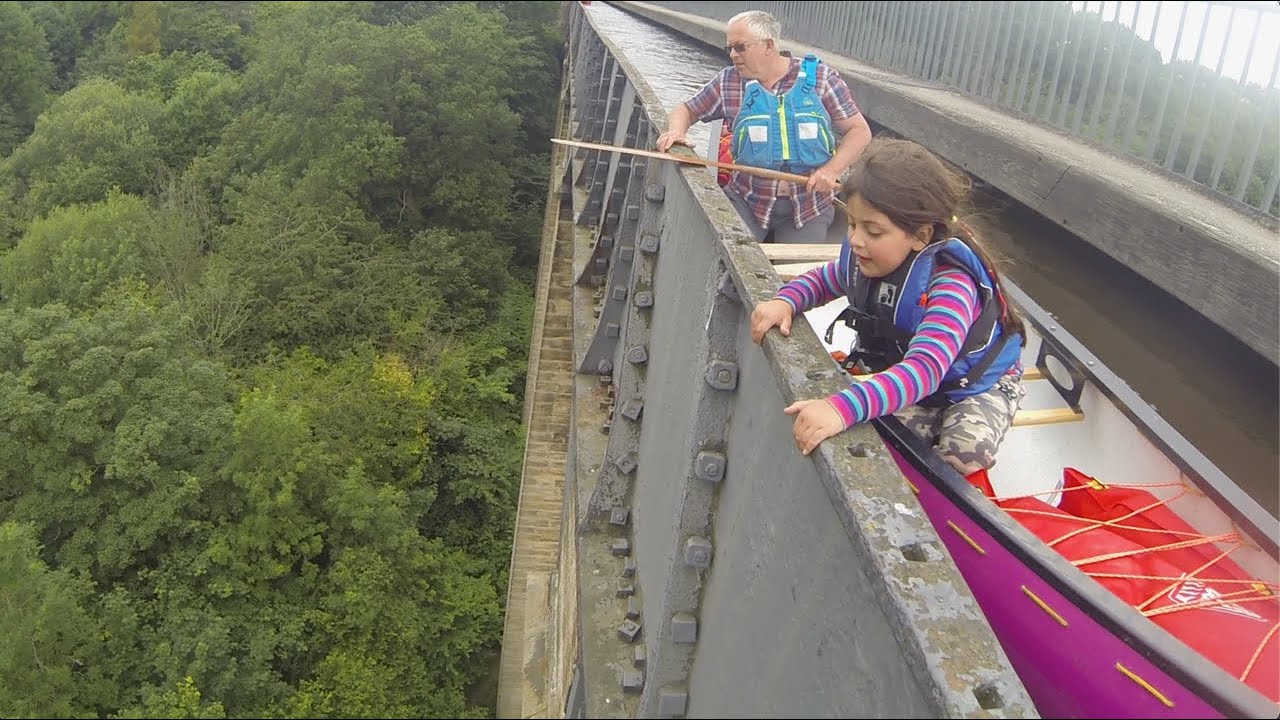 Canoeing the Pontcysyllte Aqueduct:  The Stream in the Sky
