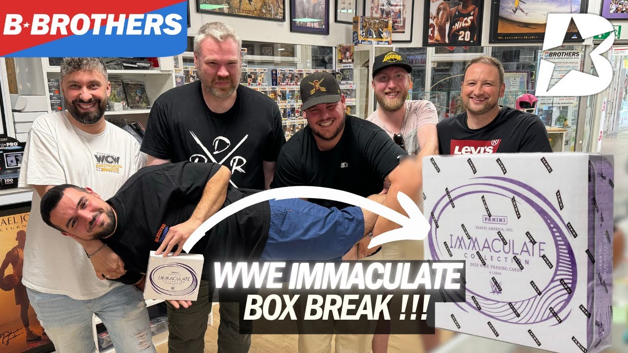 WWE Immaculate 2023 Unboxing - Wrestling Community Break im B-Brothers Store