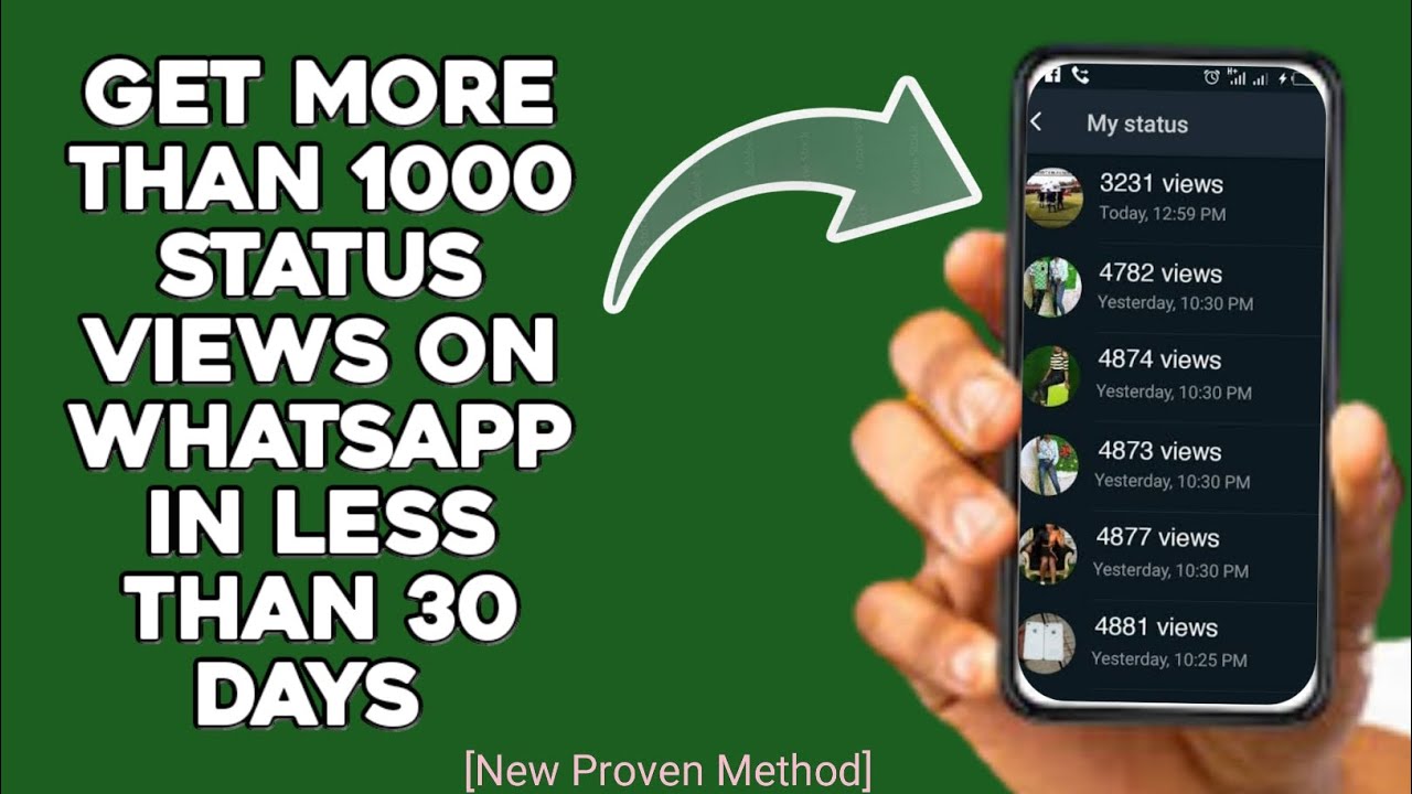 👉 WHATSAPP STATUS VIEWS || HOW TO GET OVER 1000 WHATSAP STATUS VIEWS [STEP BY STEP]