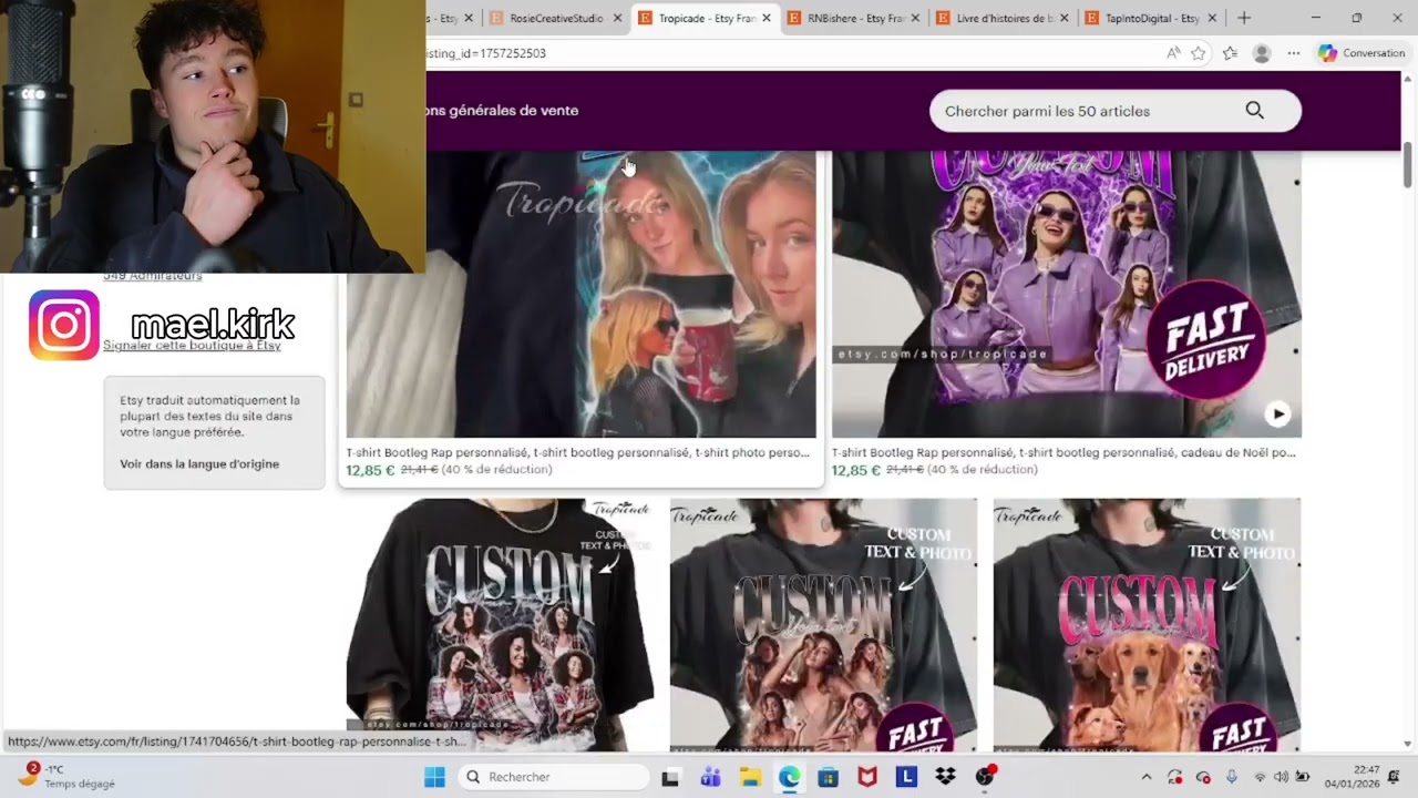 Les 7 meilleurs niches sur Etsy &agrave; 32.000&euro;