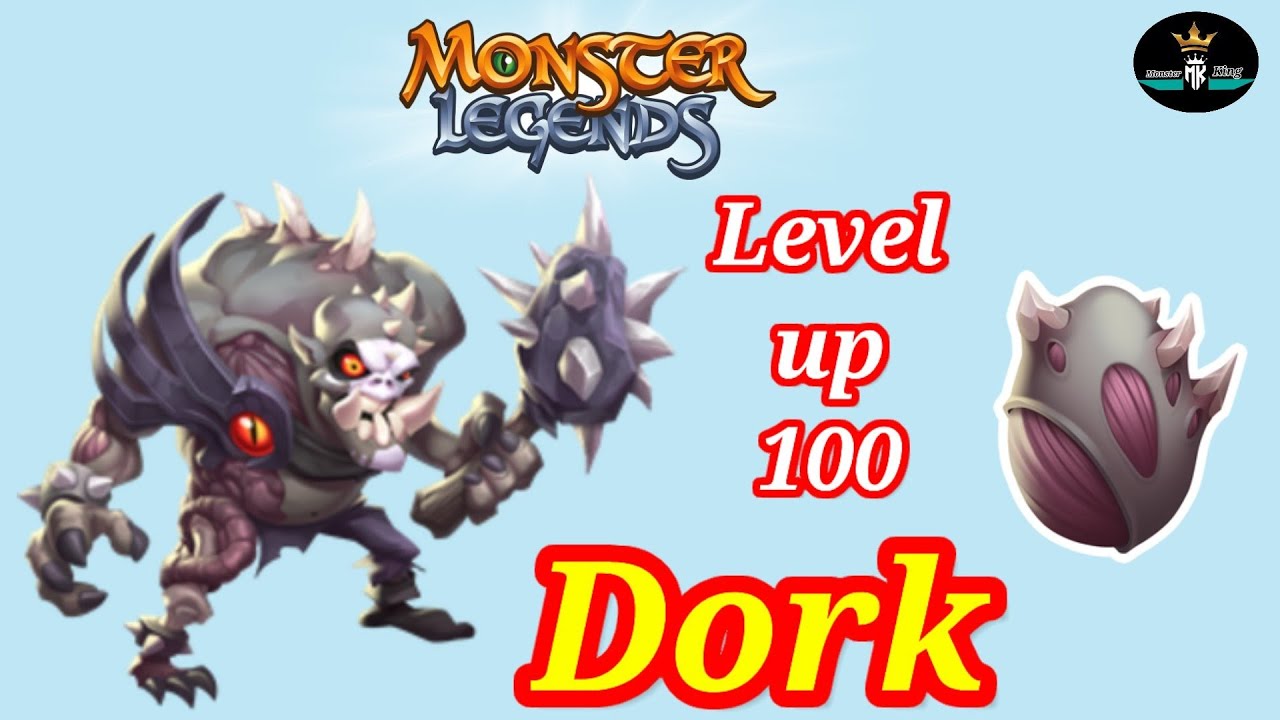I got Dork in monster legends by crafting and level up 100#mythic monster#monster legends#
