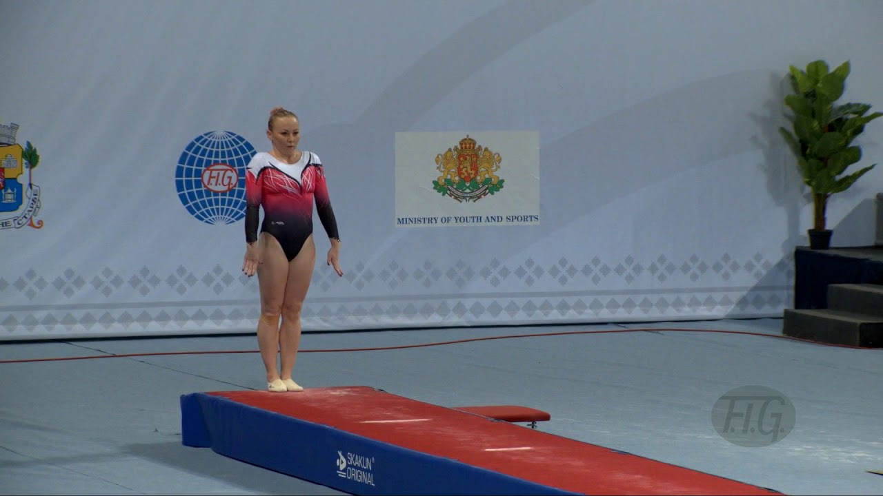KOROBEINIKOVA Anna (RUS) - 2017 Trampoline Worlds, Sofia (BUL) - Qualification Tumbling Routine 2