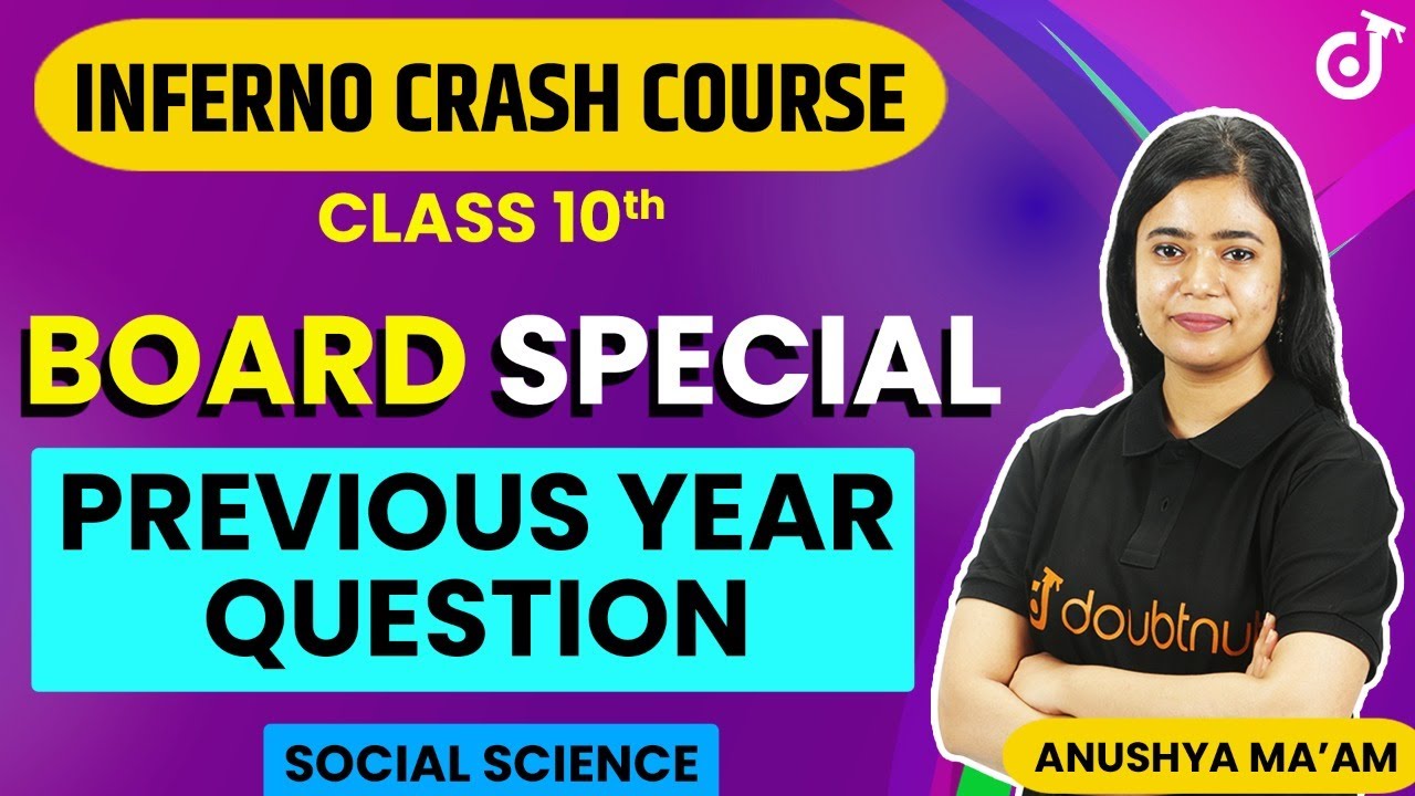 Term 2 Class 10 Social Science Previous Year Questions | CBSE Class 10 SST Important Question |NCERT