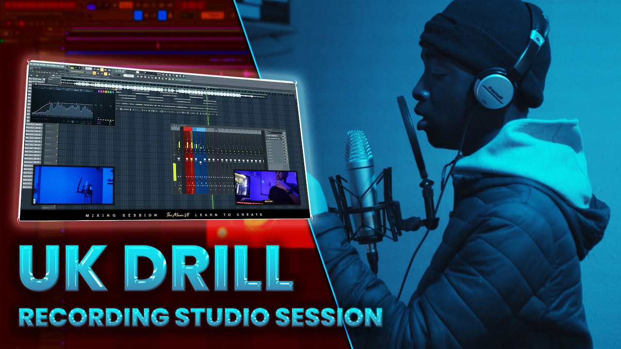 Сессия вокальной студии звукозаписи UK Drill [2/3] (FL Studio 20)