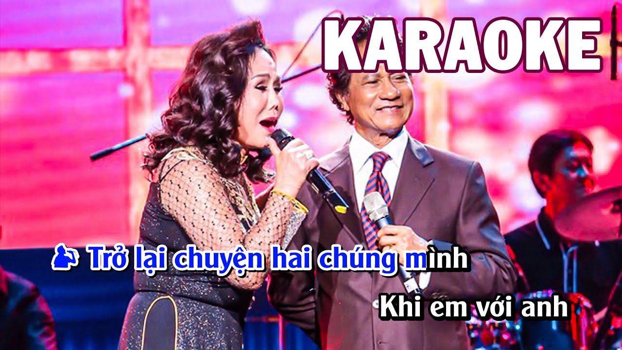 Karaoke | Con Đường Mang Tên Em - Chế Linh & Thanh Tuyền | Tone Song Ca Nam Nữ