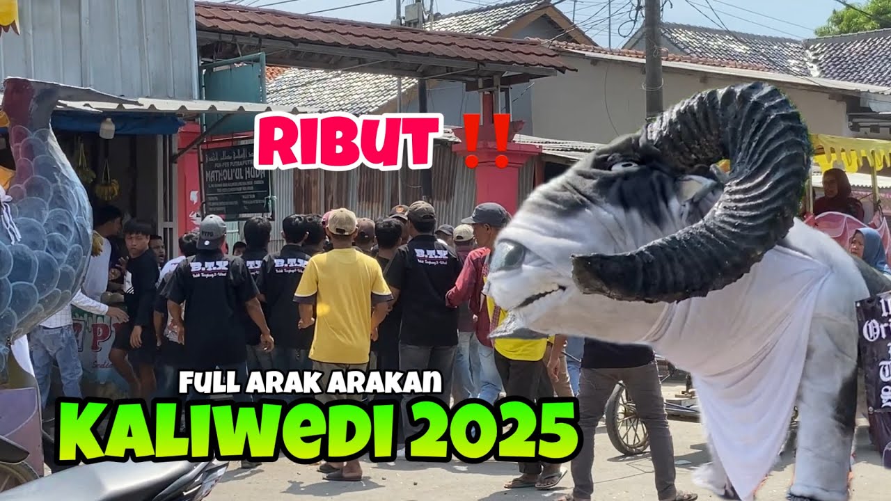 RIBUT ‼️ Arak Arakan KALIWEDI 2025 Cirebon || Karnaval muludan & khitanan massal Kaliwedi 2025