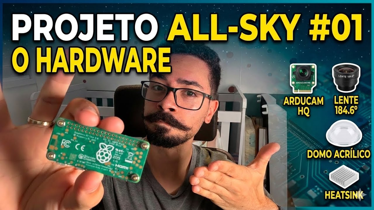 ALL-SKY #01: O Hardware da nossa Câmera All-Sky 